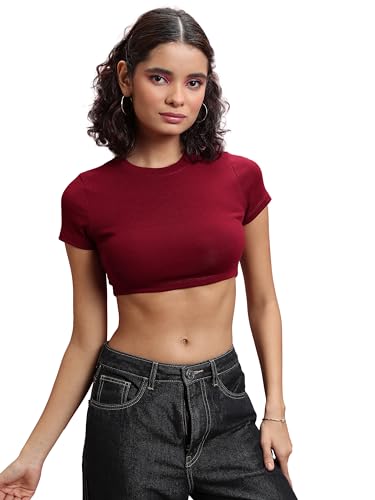 Women's Solid Regular Fit Tops