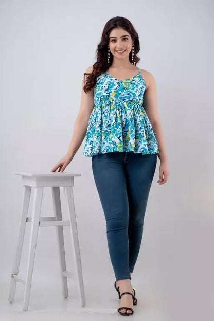 Frok Style Sleeveless Top