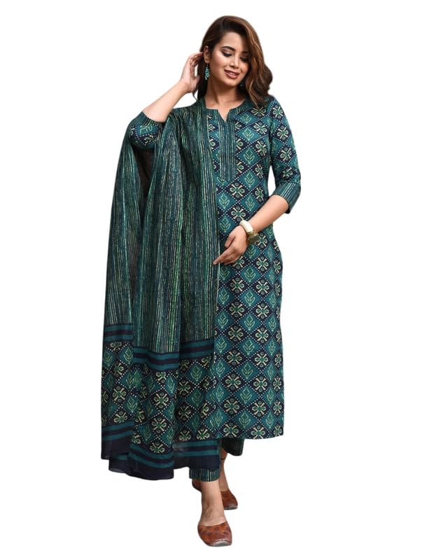 Women Kurta Set with Dupatta | Traditional | Ethnic Set | Suit |