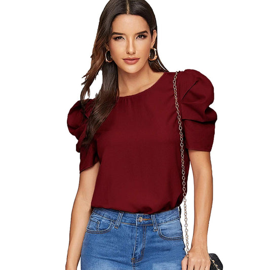 Top with Half Sleeves for Women Top