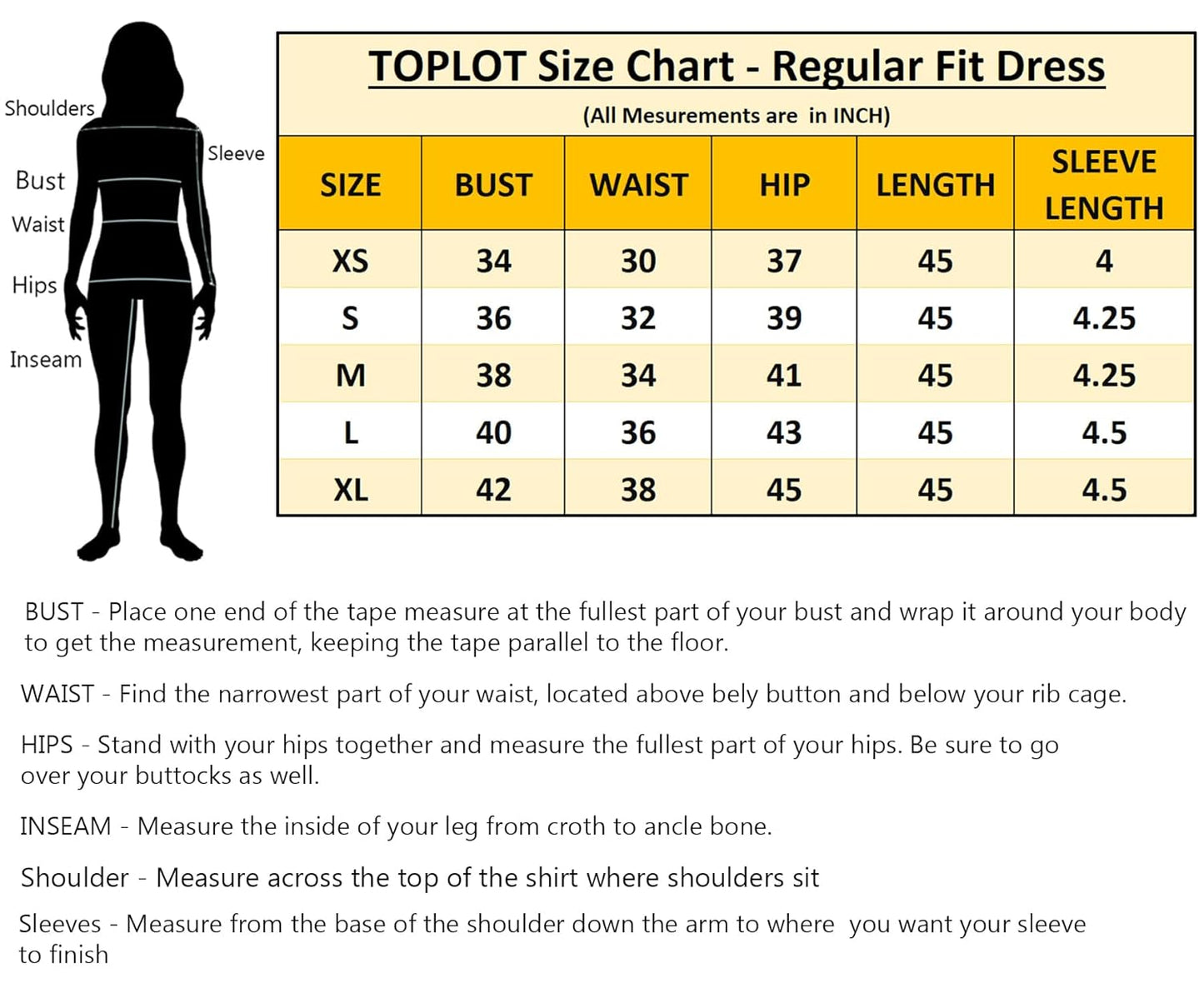 TOPLOT Dresses for Women|One Piece Dress for Women|Western Dress for Women