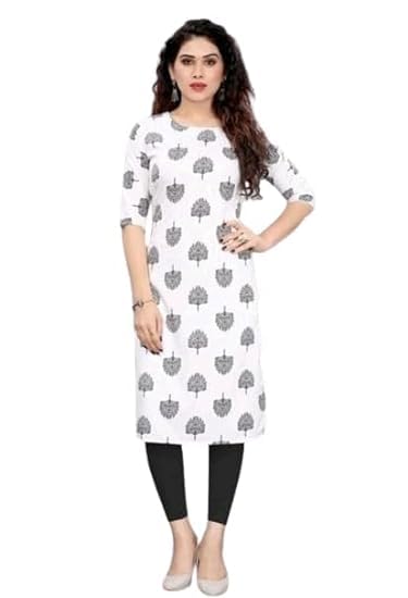 Multi Printed Kurtis for Girls | 3/4 Sleeves Kurta for Women and Girls