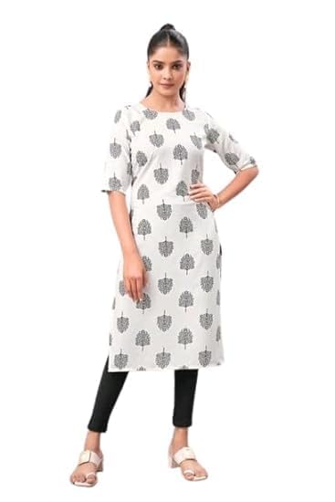 Multi Printed Kurtis for Girls | 3/4 Sleeves Kurta for Women and Girls