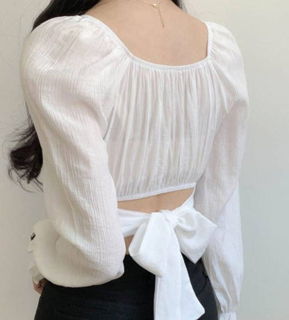 Tunic Tops Long Sleeve Crop Top